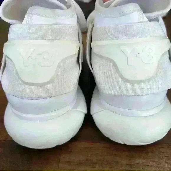 Adidas Y-3 Qasa High Triple White Size 6.5 - Picture 11 of 12